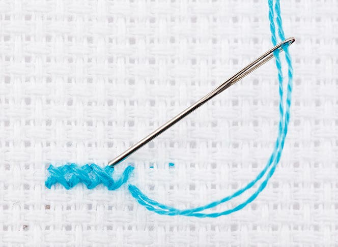 How to Work a Cross Stitch