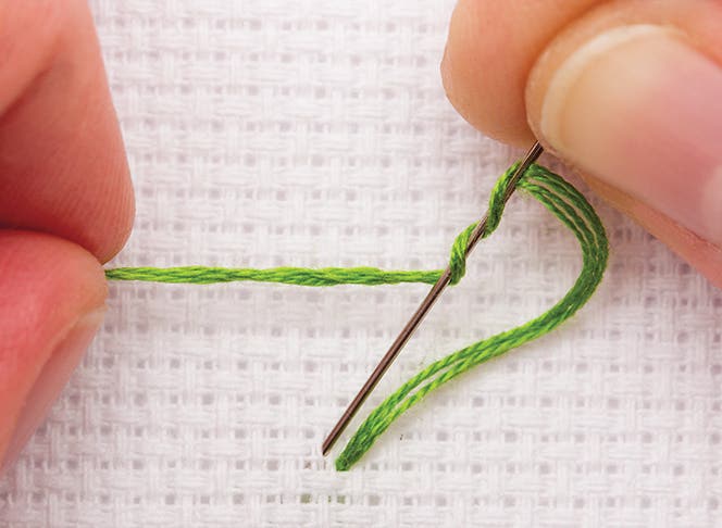 How to Work a French Knot