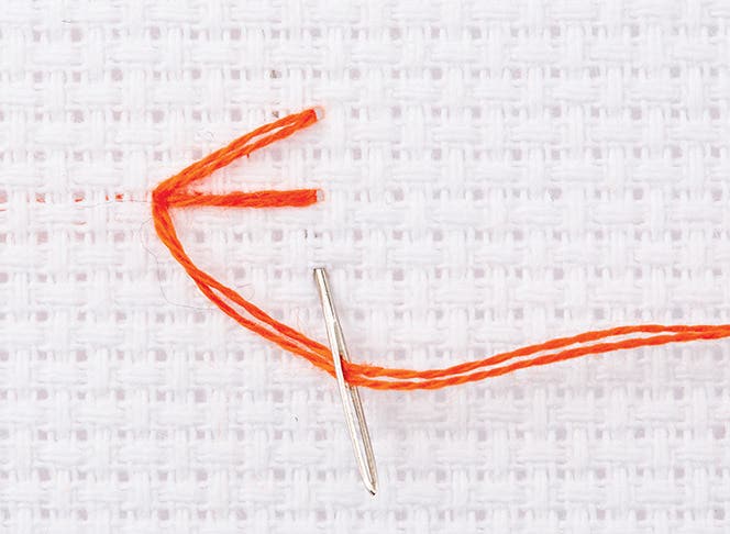 How to Work a Straight Stitch