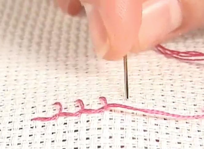 How to Work a Blanket Stitch