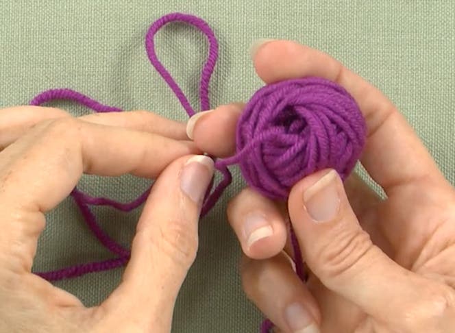 Center Pull Yarn Ball