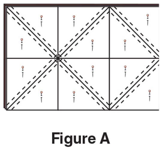 Using Half-Square Triangle Piecing Papers Photo A