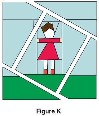 Free Form Piecing Figure K