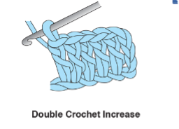 How to Double Crochet Increase