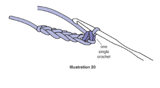 Single Crochet in Starting Chain