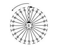 Melody Mini Doily Diagram No. 2